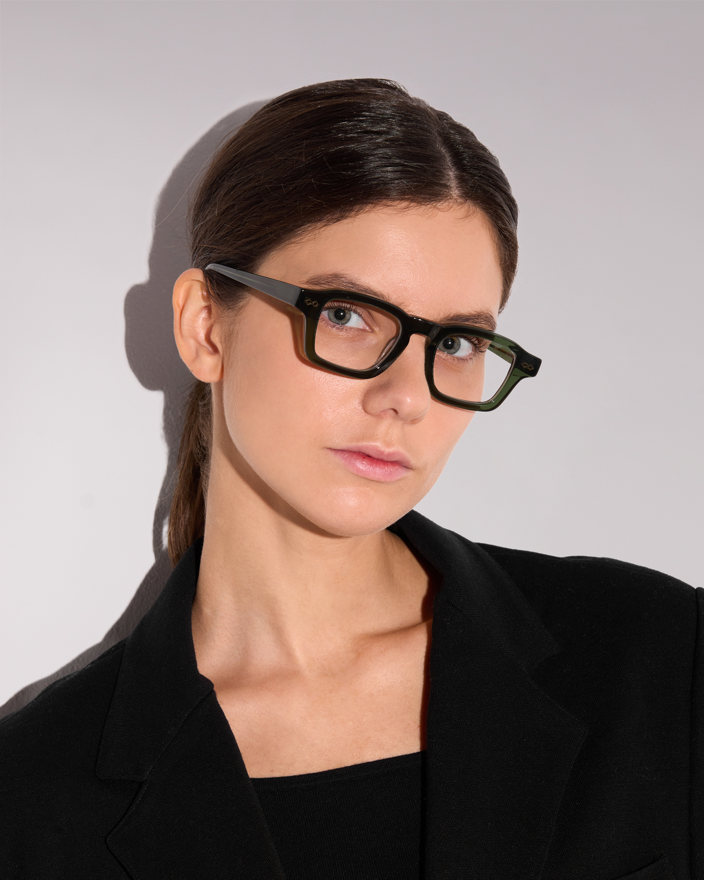Nora - Olive Eyeglasses